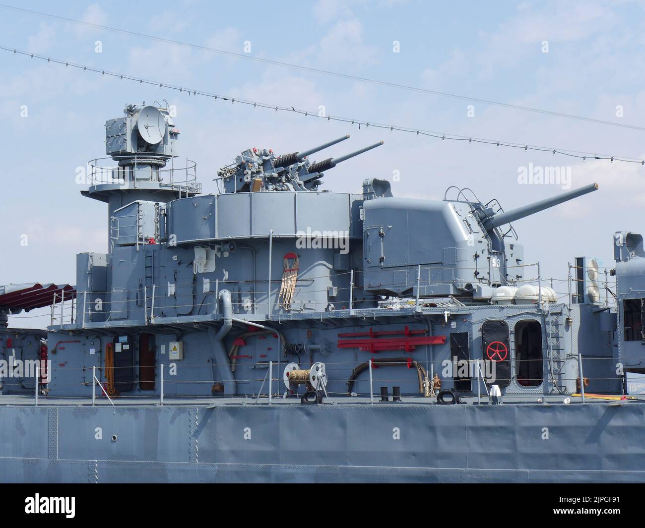 WW2 American destroyer Stock Photo - Alamy