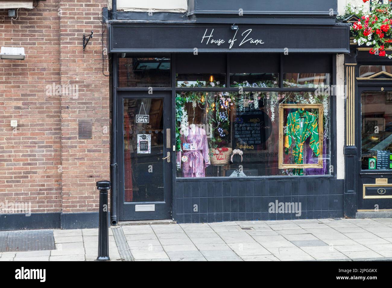 Darlington, UK. 18th August 2022. Clothing giant, ZARA, has lost a legal action against a small independent trader, House of Zana, based in the town, over the use of the similar brand name. Credit David Dixon / Alamy Stock Photo