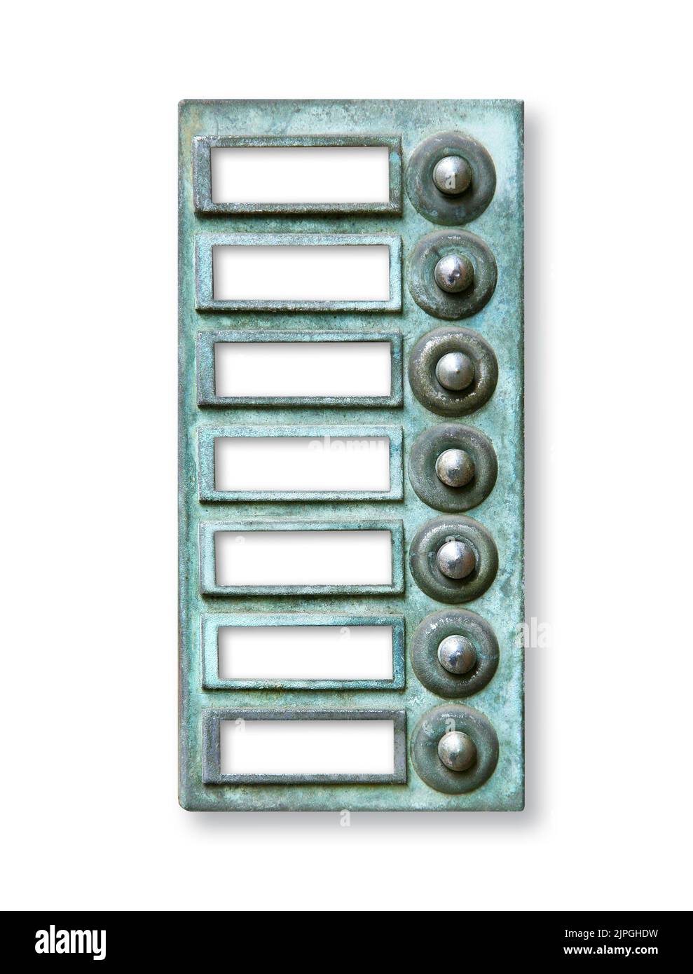 multifamily, doorbell, multifamilies, doorbells Stock Photo Alamy