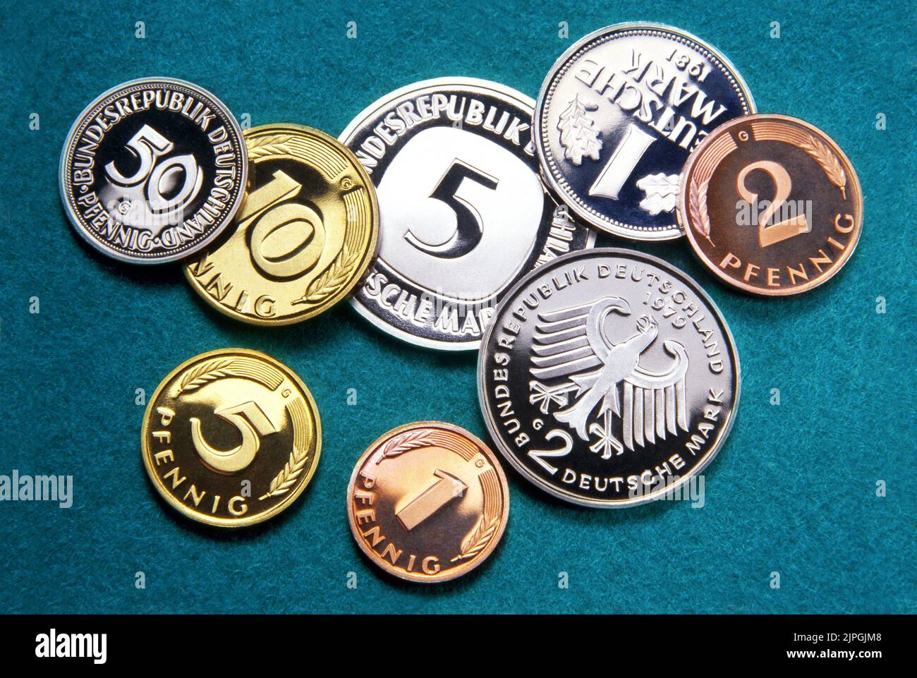 coin, change, german mark, coins, conversion, convert, moneys, german