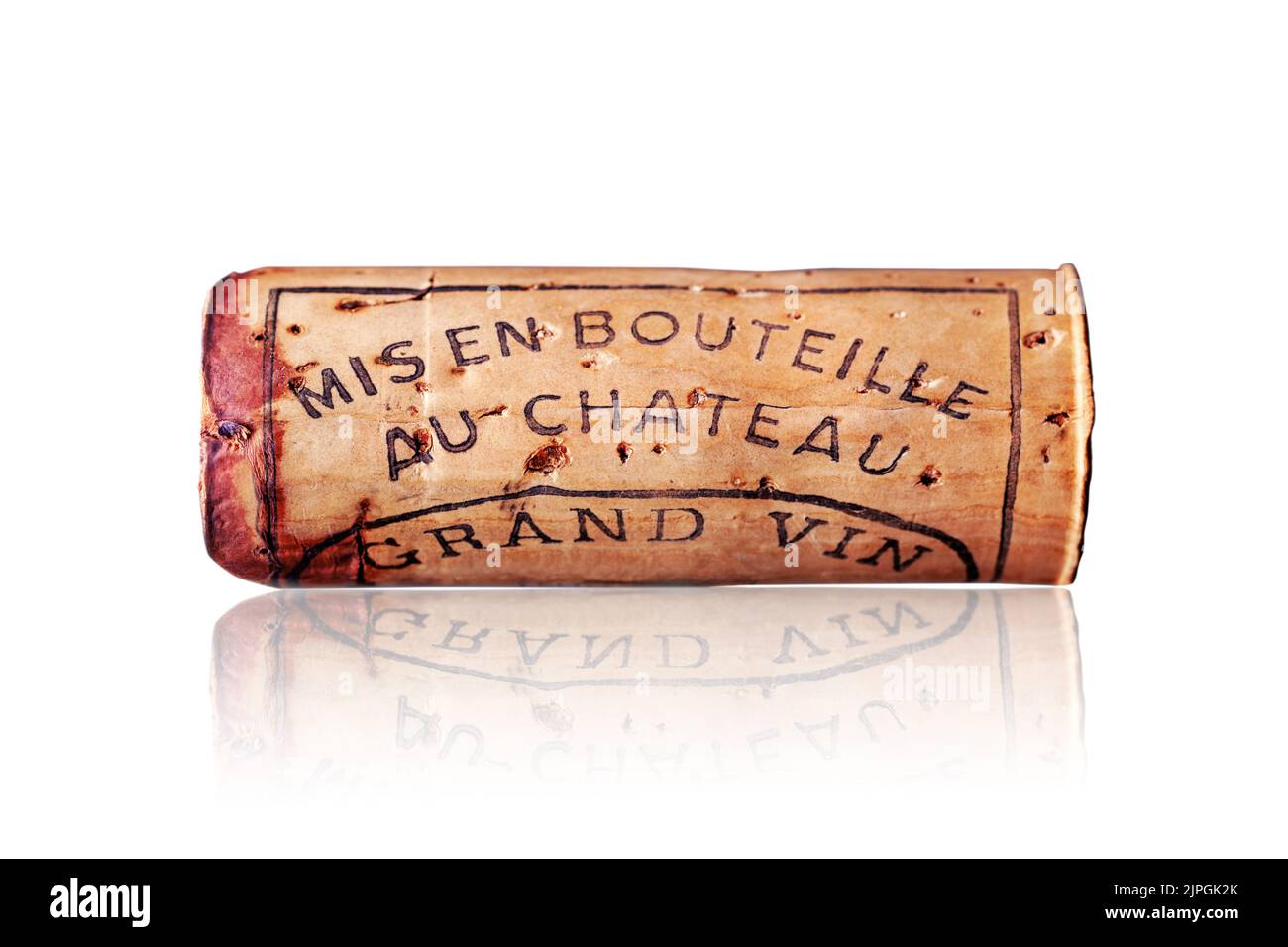 red wine, bordeaux, cork, mis en bouteille, au chateau, red wines, bordeauxs, corks Stock Photo