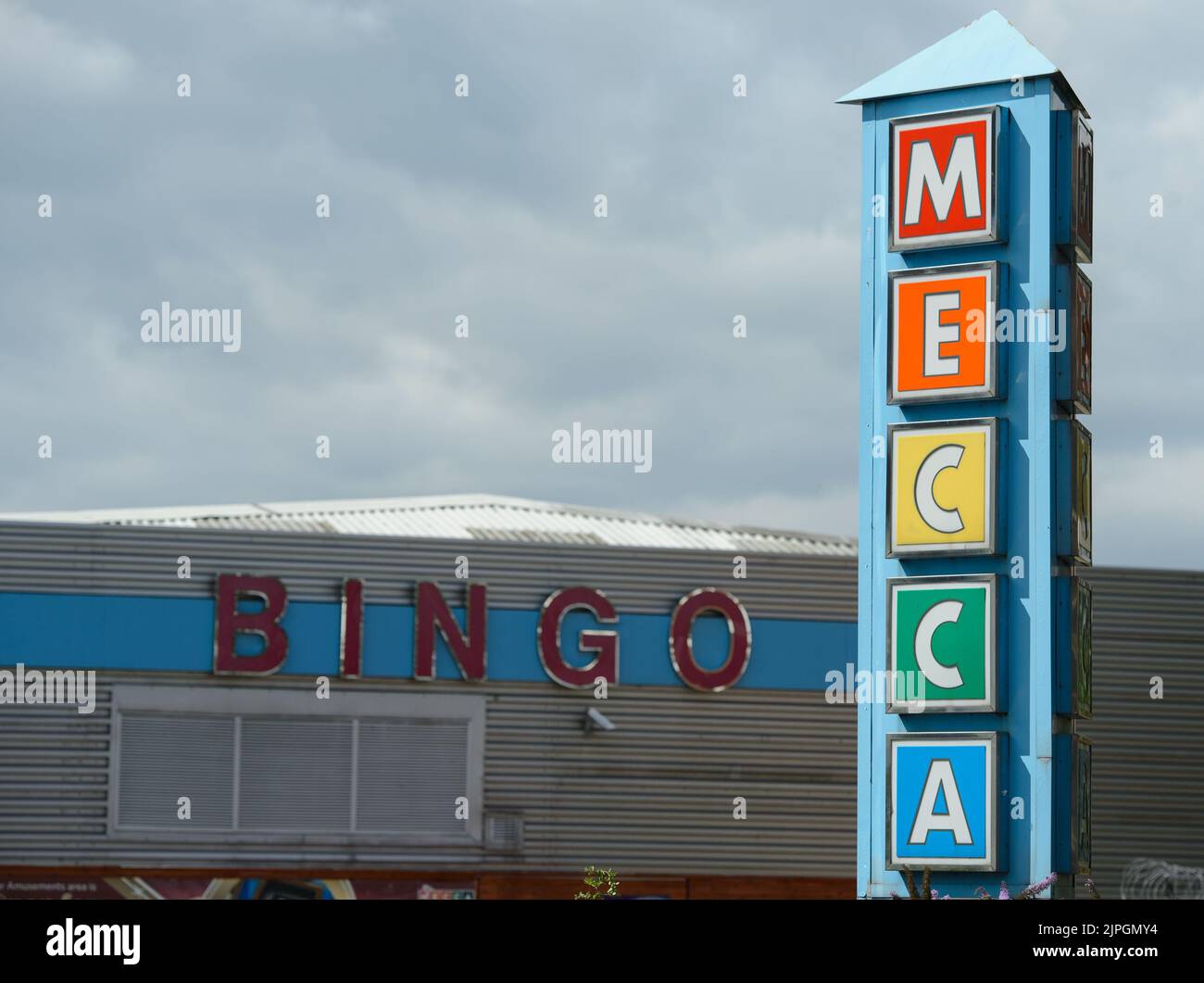 File photo dated 15/08/13 of a Mecca Bingo hall in London, as the boss of Rank Group has said the casino and bingo hall company is braced for a 'tougher autumn' as rocketing household bills threaten to hit spending. Stock Photo