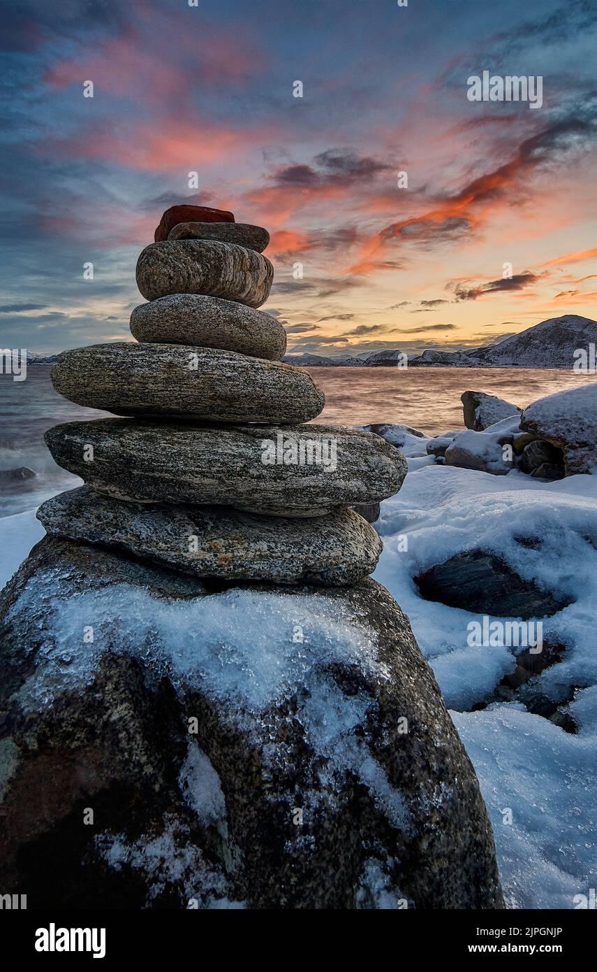 Stacking stones norway hi-res stock photography and images - Alamy