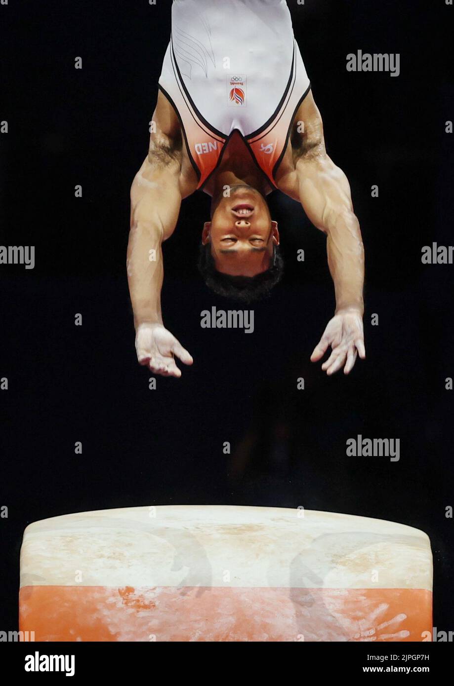 Munich, Germany. 18th Aug, 2022. MUNICH Yazz Ramsahai in action