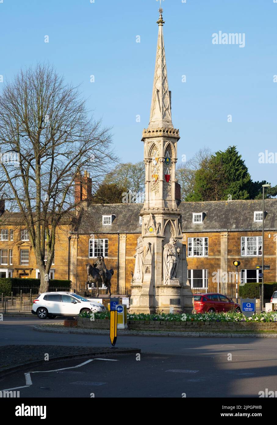 Banbury Oxfordshire Banbury Cross Stock Photo