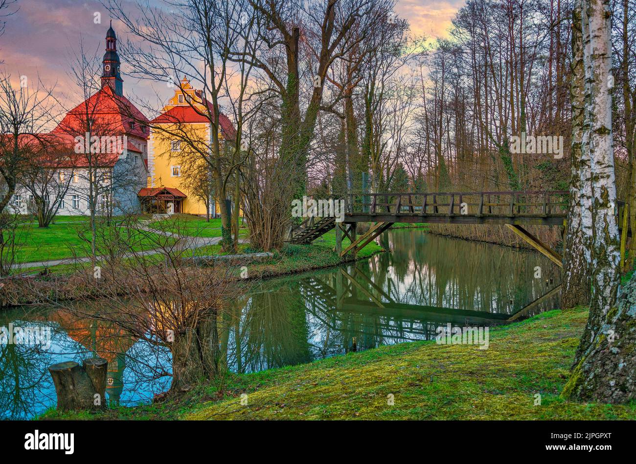 lübben, lübben castle Stock Photo Alamy
