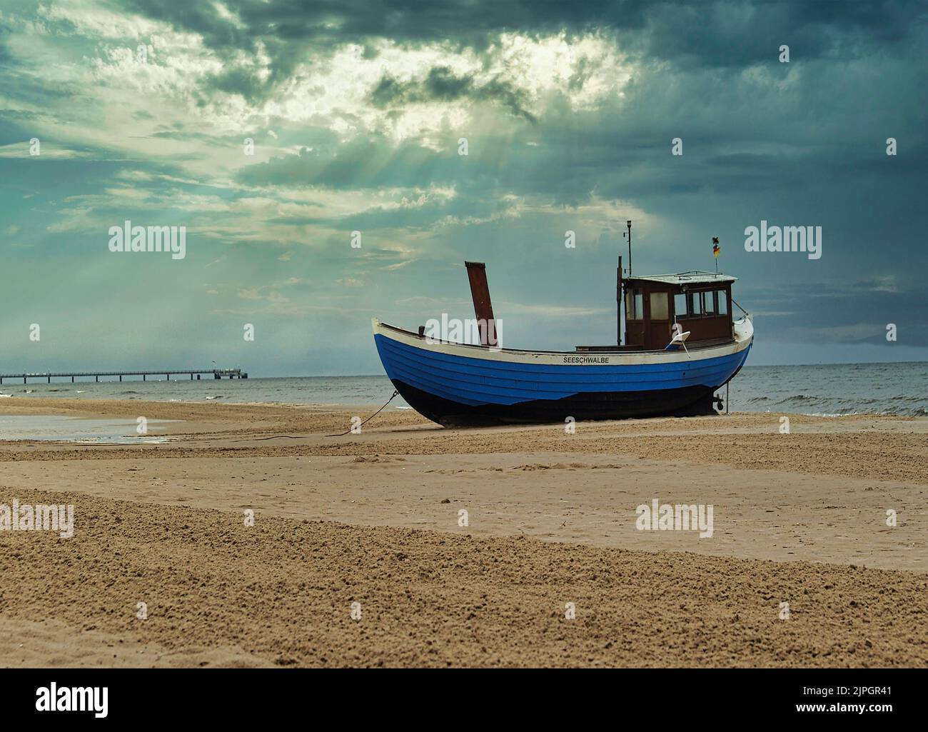 fishing boat, stranded, baltic sea coast, fishing boats, strandeds
