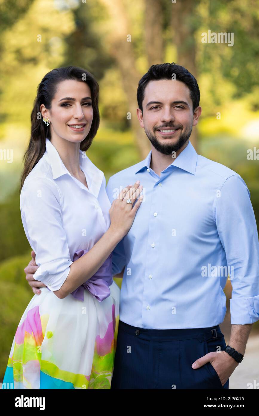Amman, Jordanien. 17th Aug, 2022. Crown Prince Al Hussein of Jordan and