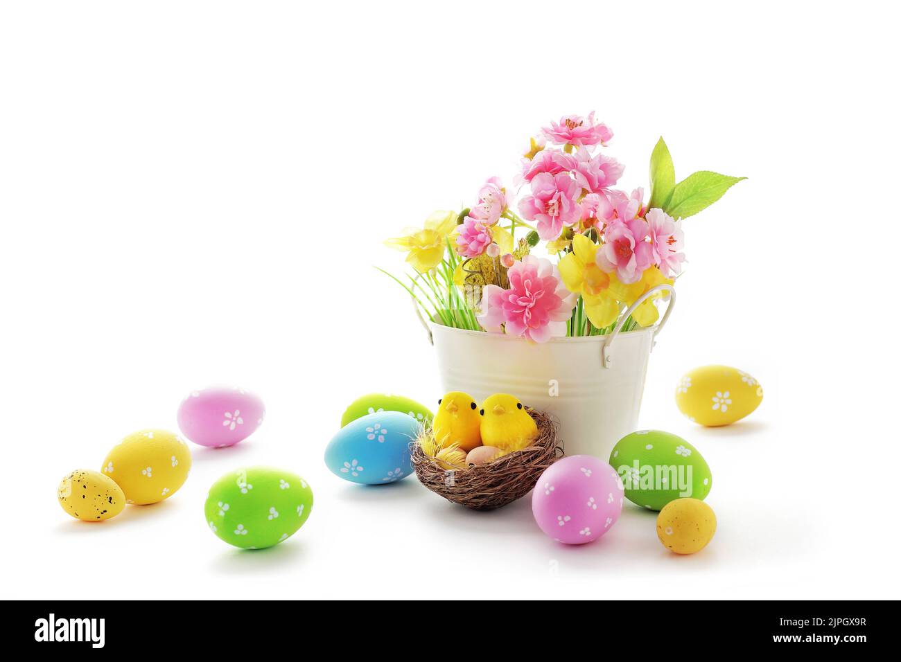 easter eggs, easter decoration, spring decoration, easter egg, easter decorations, spring decorations Stock Photo