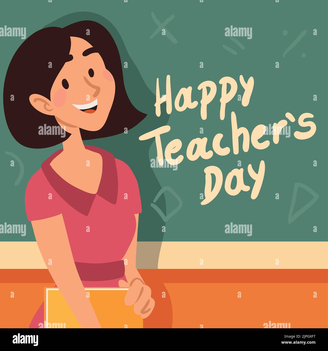 happy-teachers-day-celebration-stock-vector-image-art-alamy