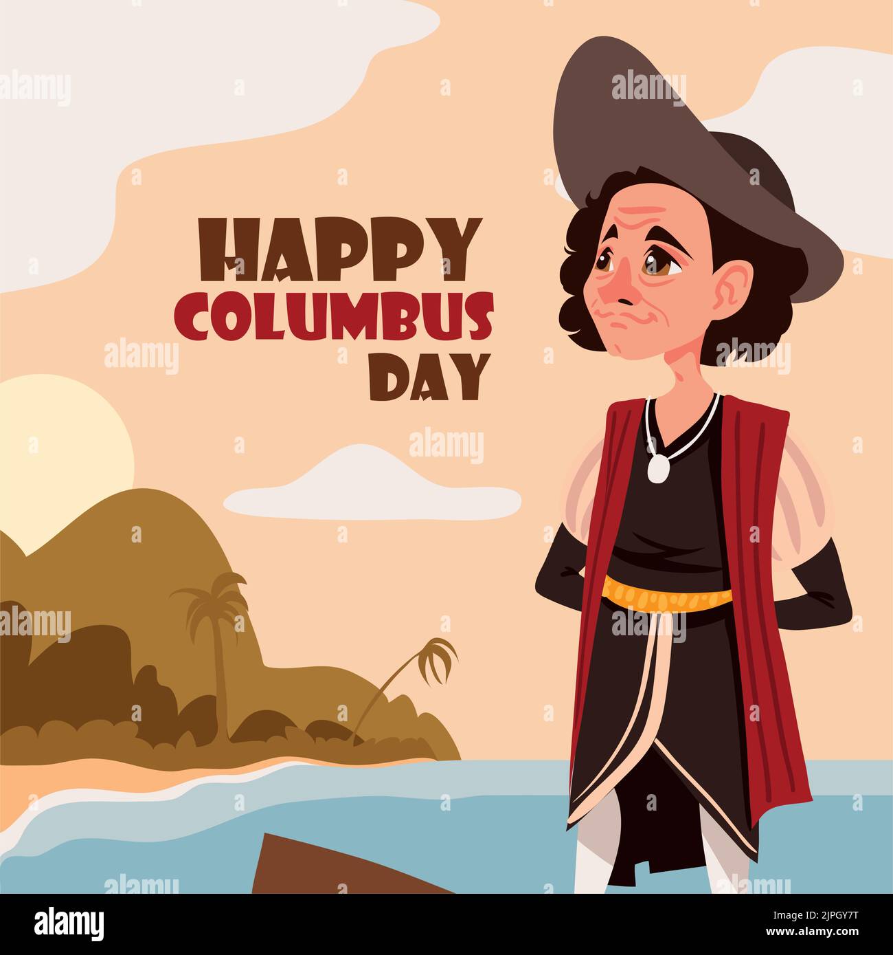 happy columbus day celebration Stock Vector Image & Art Alamy