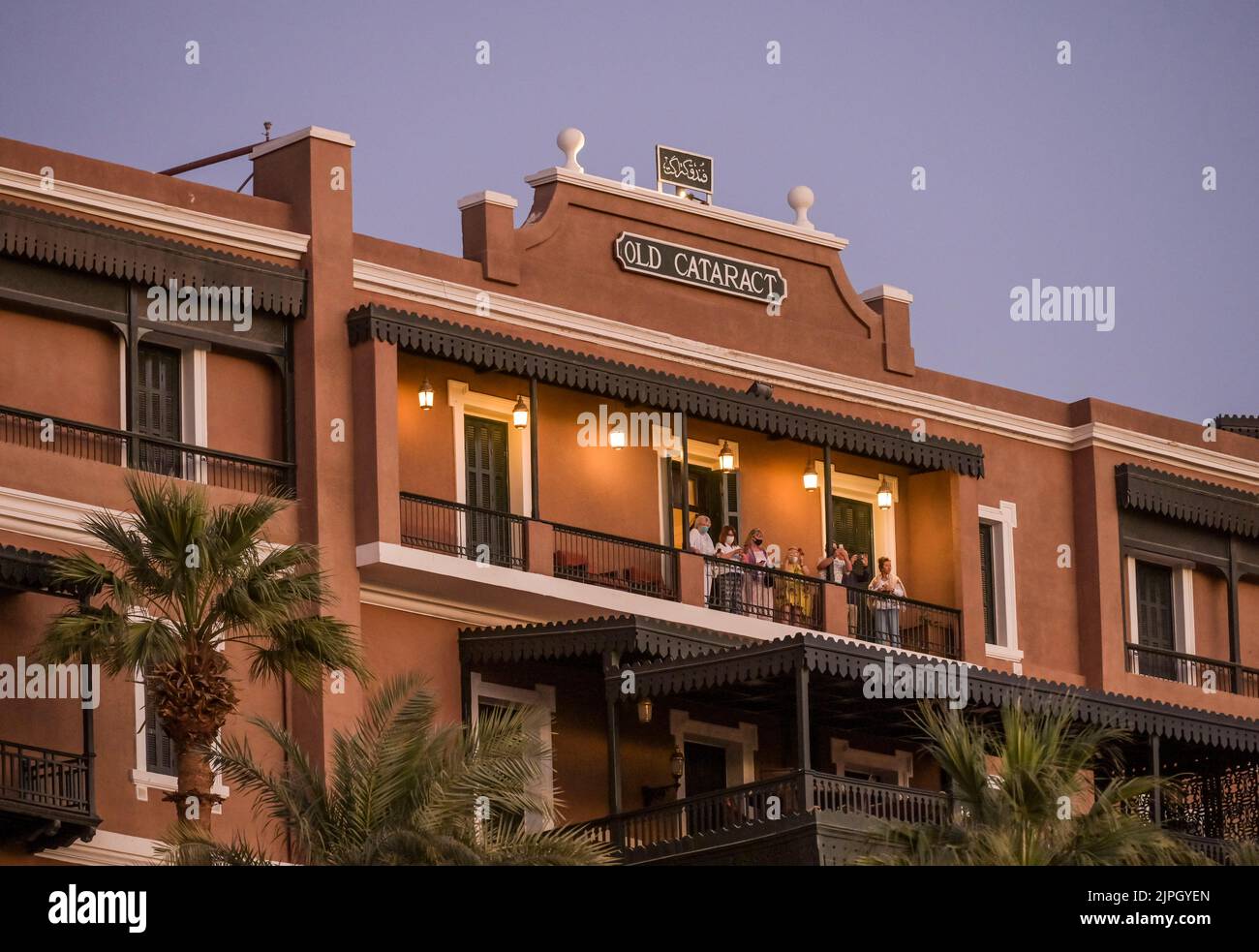 Old Cataract Hotel, Assuan, Ägypten Stock Photo