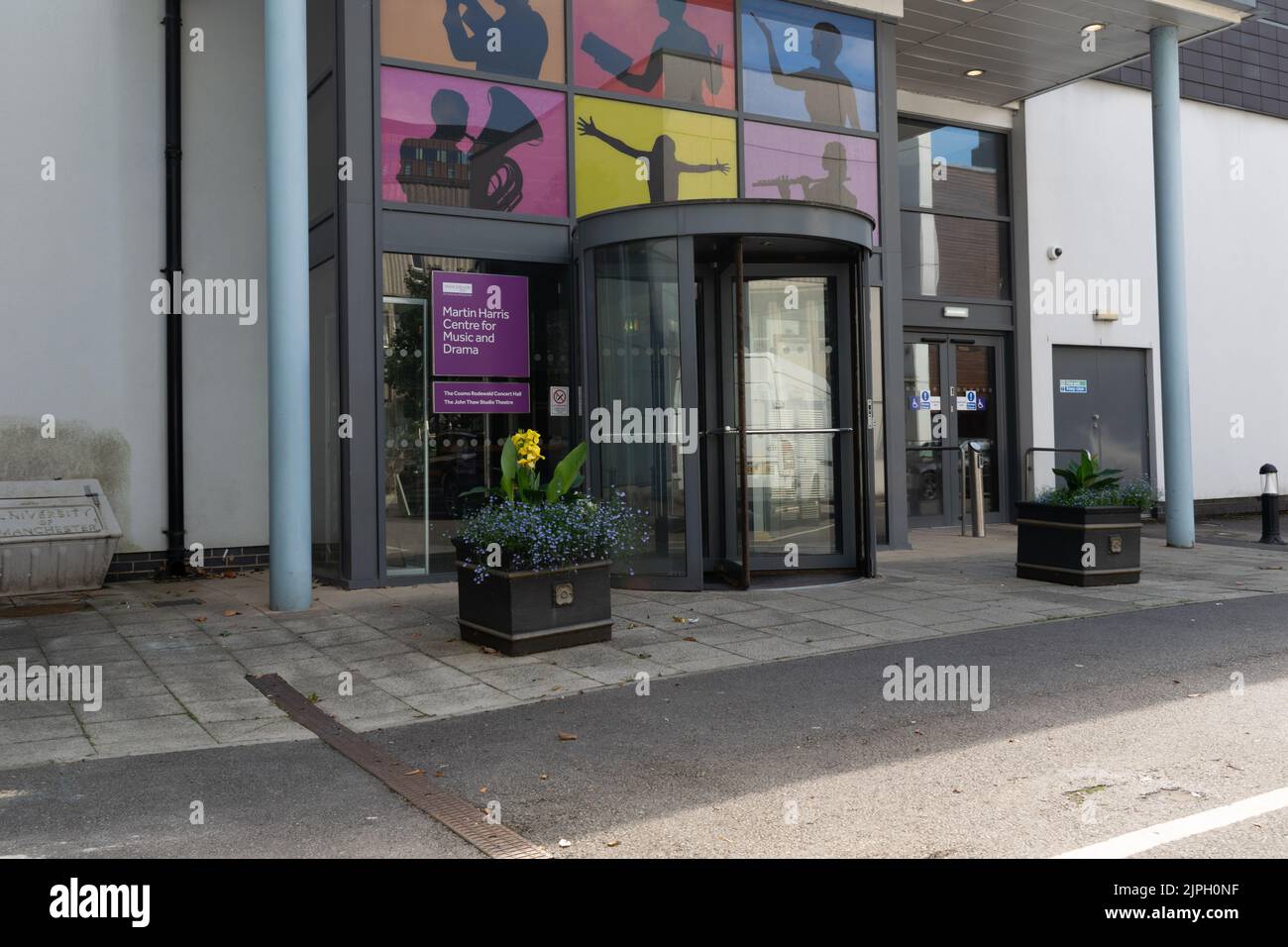Manchester University School of Arts, Languages and Cultures. Martin Harris Centre for Music and Drama. Stock Photo