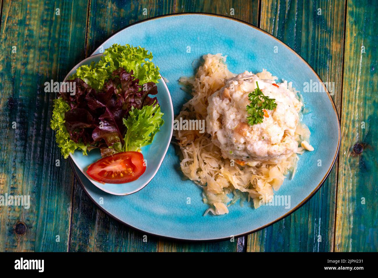 sauerkraut, bread dumpling, sauerkrauts Stock Photo Alamy