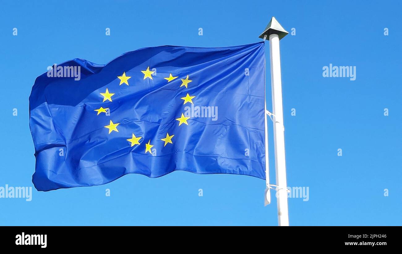 europe flag, european union flag, europe flags, european union flags Stock Photo Alamy