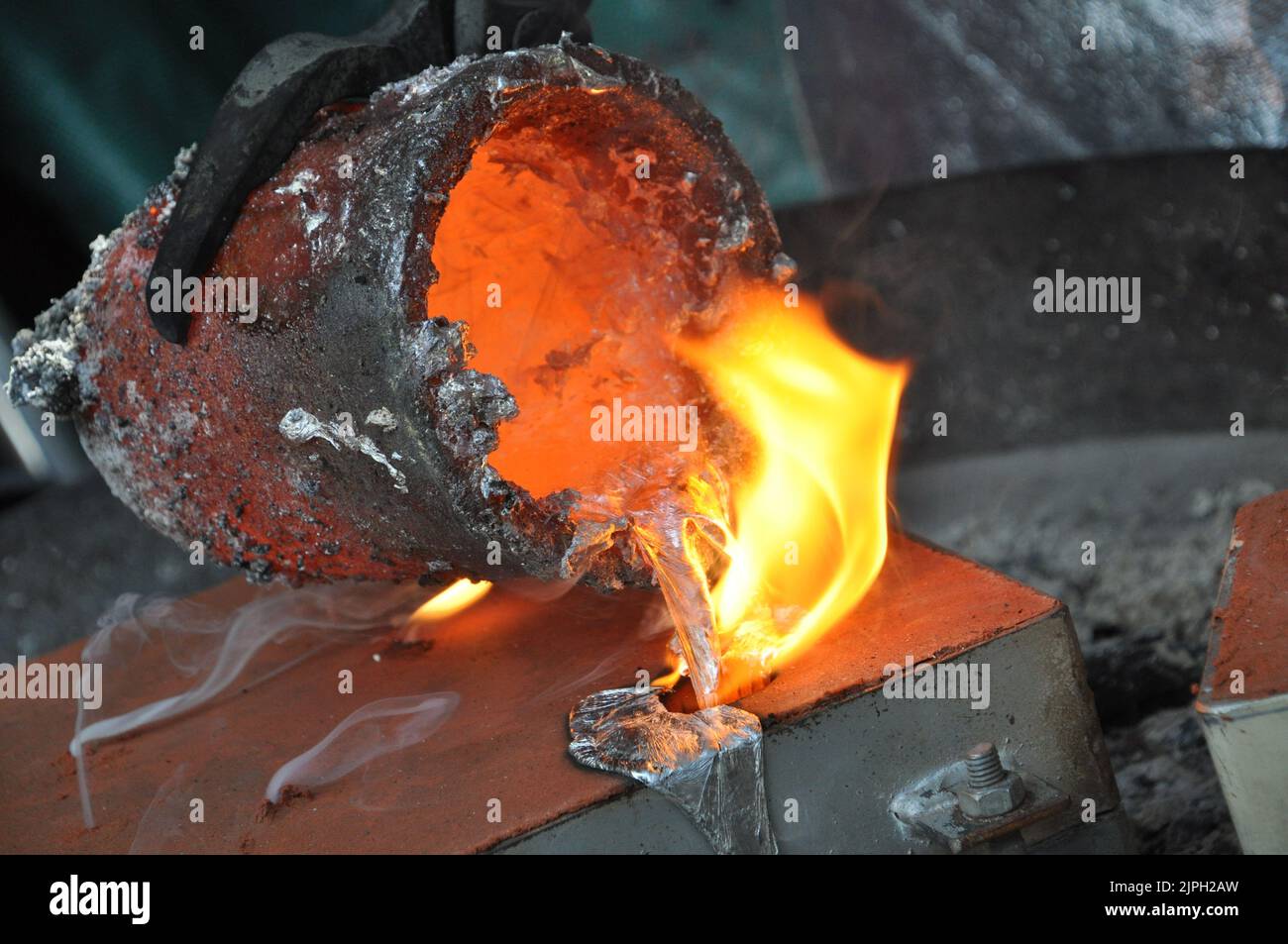 metal, hot, melting, liquid, metals, hots, thawing, liquids Stock Photo