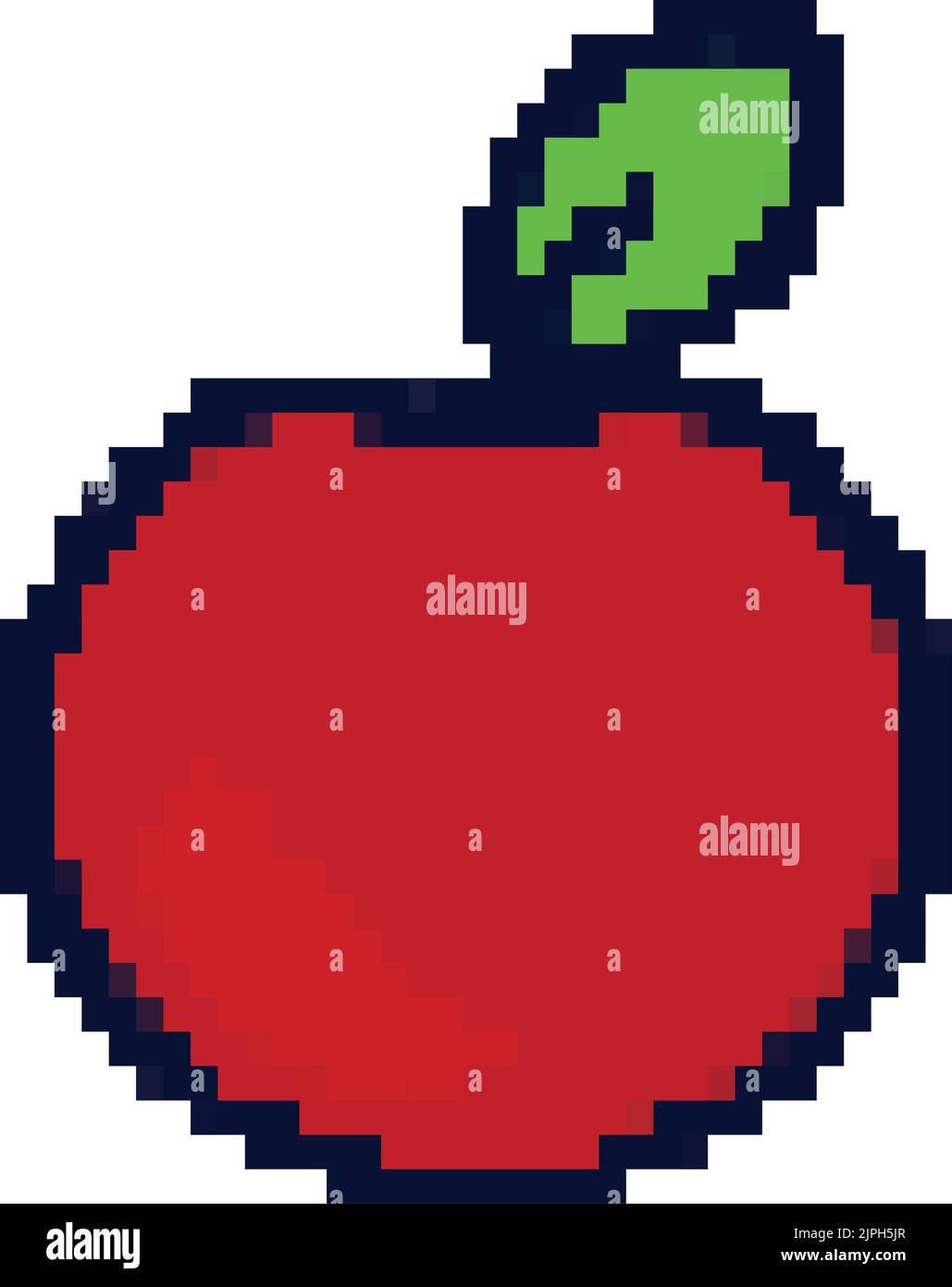 apple pixel art Stock Vector Image & Art - Alamy