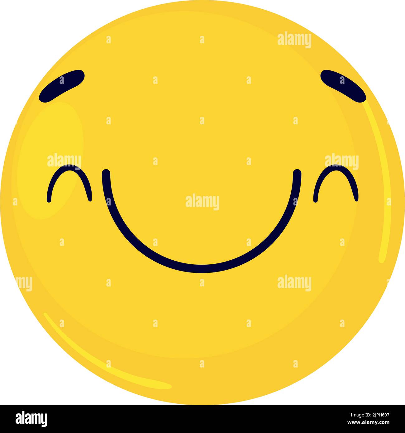 smiling emoticon cartoon Stock Vector Image & Art - Alamy