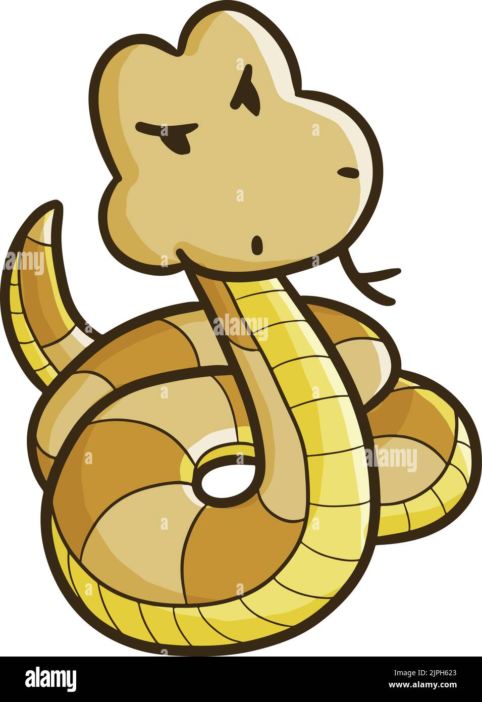 A vector image of the green snake Stock Vector Image & Art - Alamy
