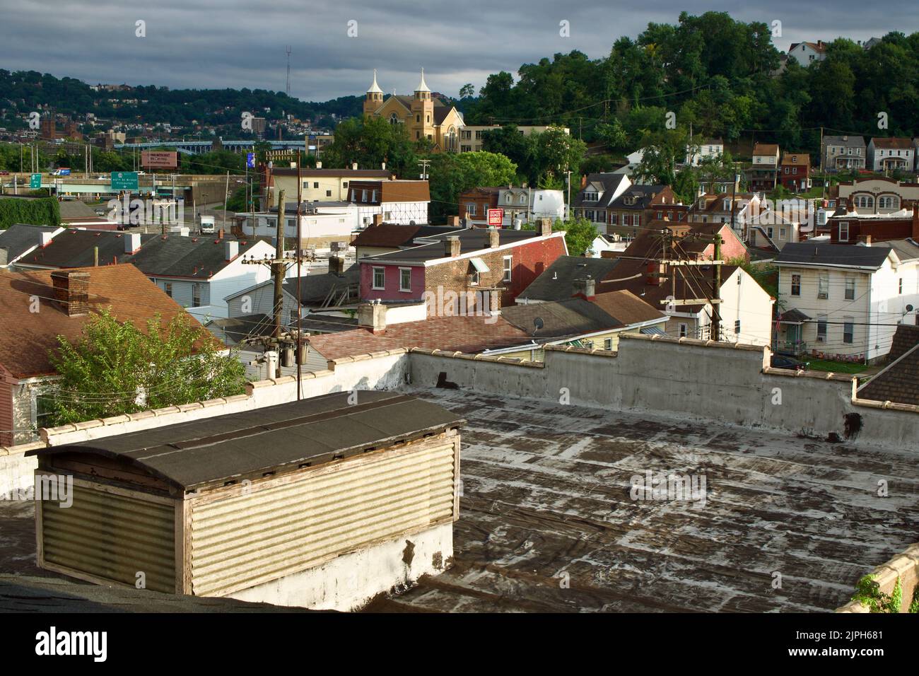 Lawrenceville Neighborhood Reflection Photography Pittsburgh 