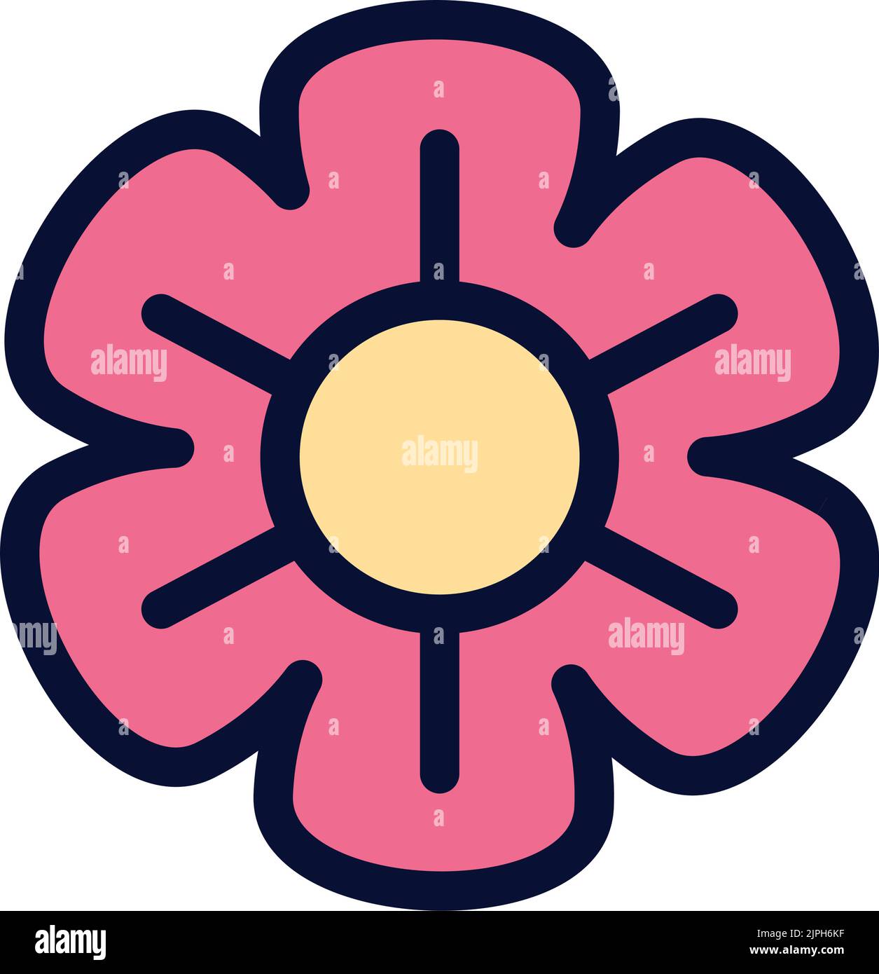 flower cartoon icon Stock Vector Image & Art - Alamy