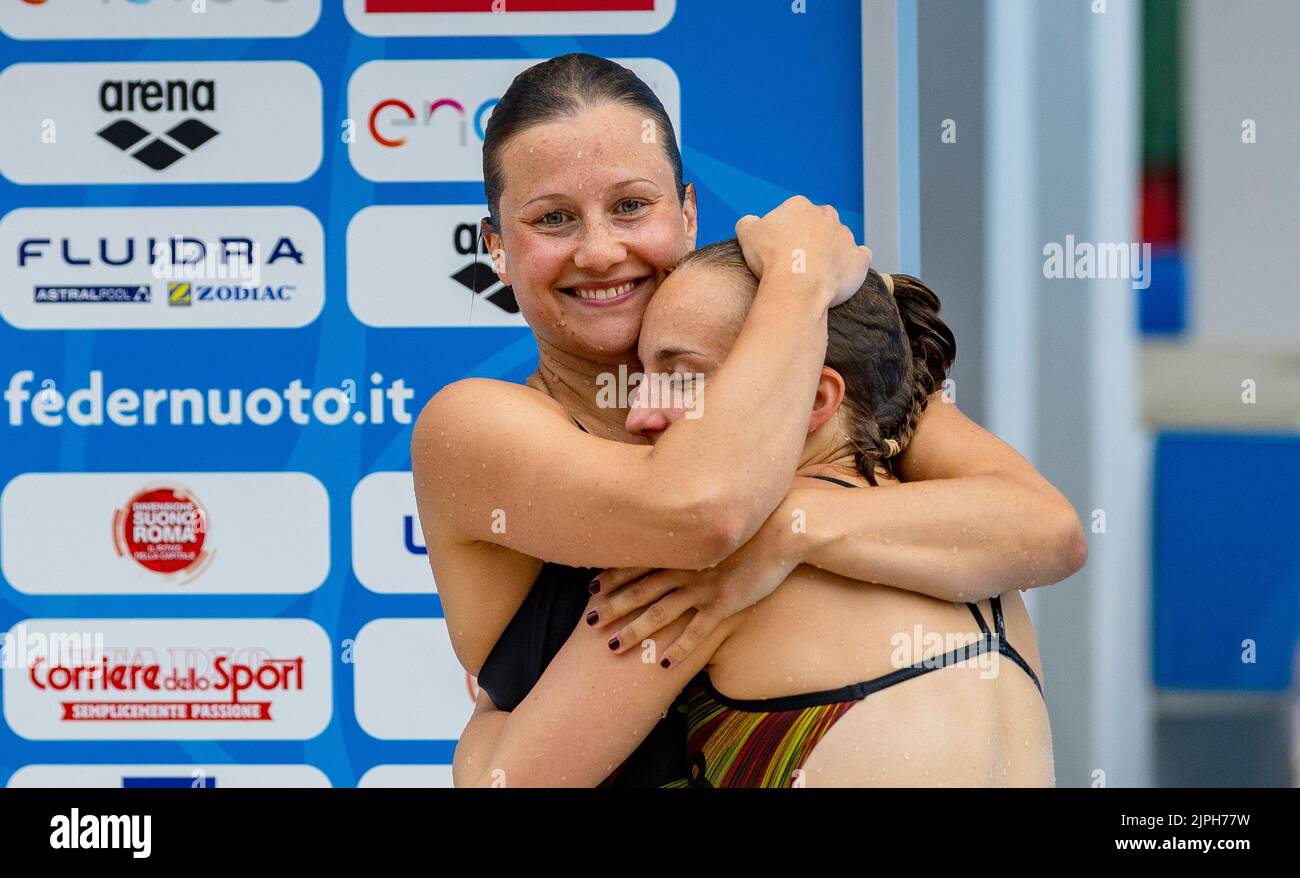 Rom, Italy. 18th Aug, 2022. Swimming/Water diving European