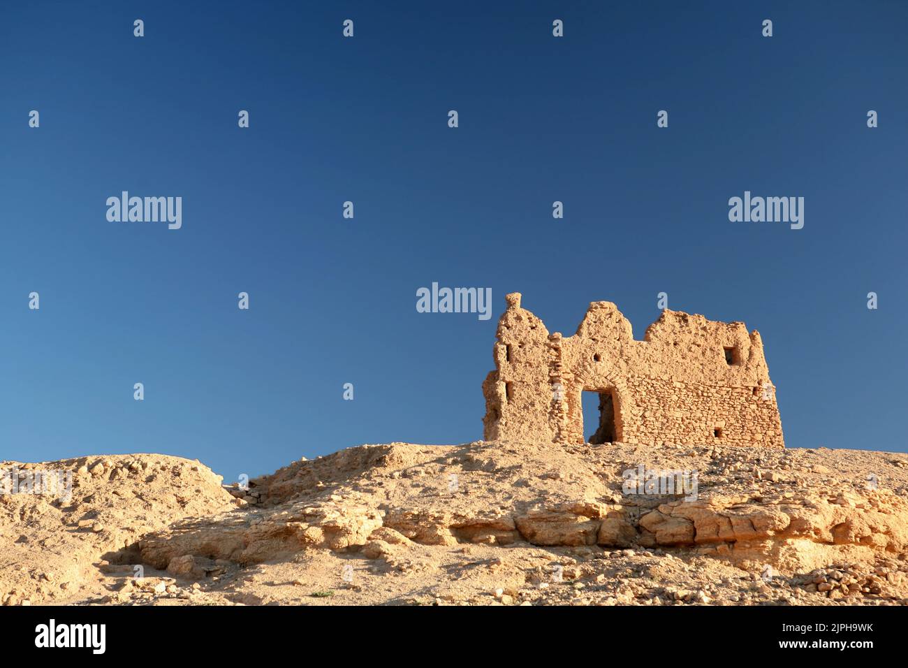 The Granary atop Ait BenHaddou - Morroco Stock Photo