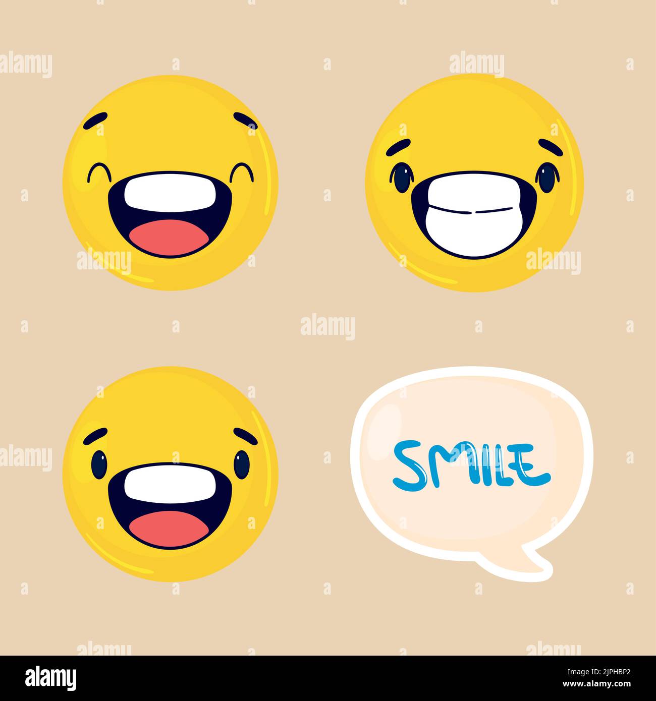 world smile day, icon collection Stock Vector Image & Art - Alamy