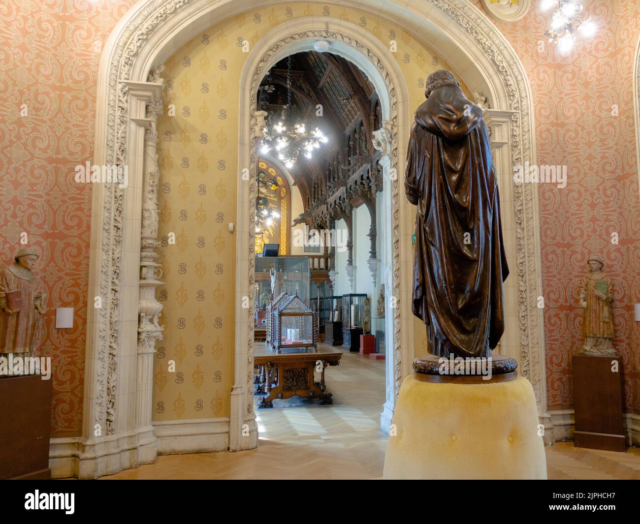 Interior view of the Palais Bénédictine Stock Photo - Alamy