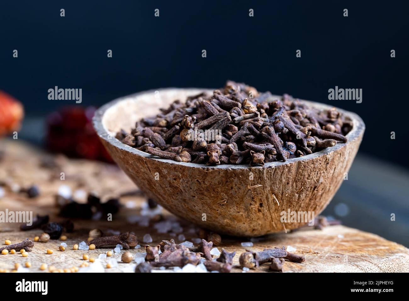 clove spices on the table during the cooking of food, clove spices are