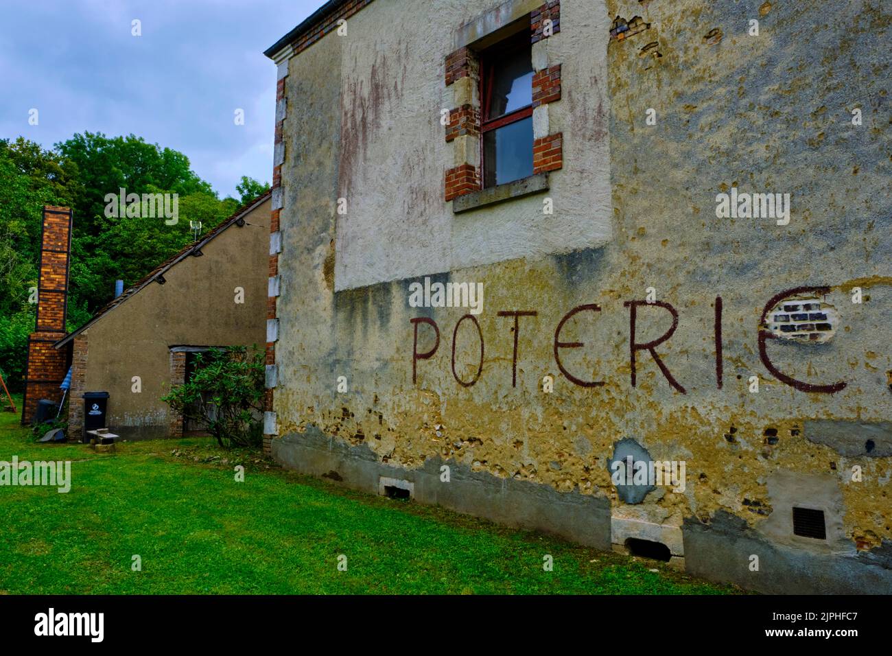 France, Cher (18), Henrichemont, La Borne, village of potters Stock Photo