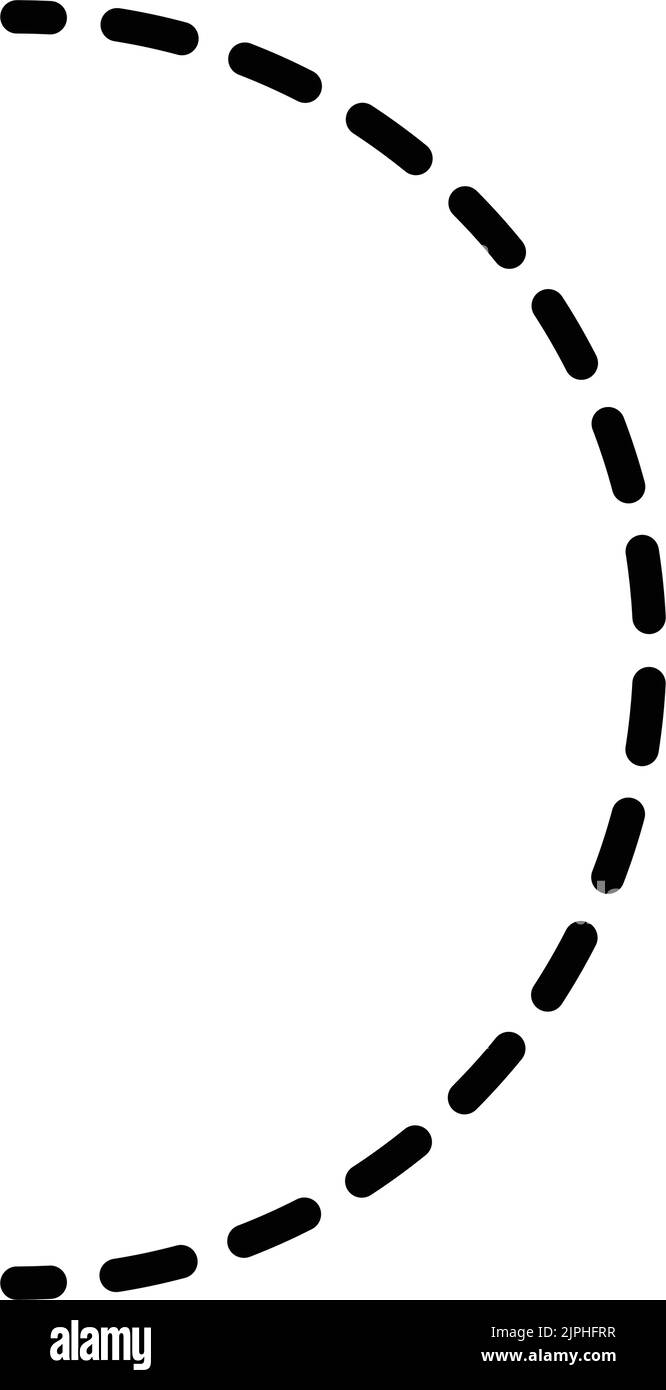 Prewriting tracing lines and curve shapes element for preschool