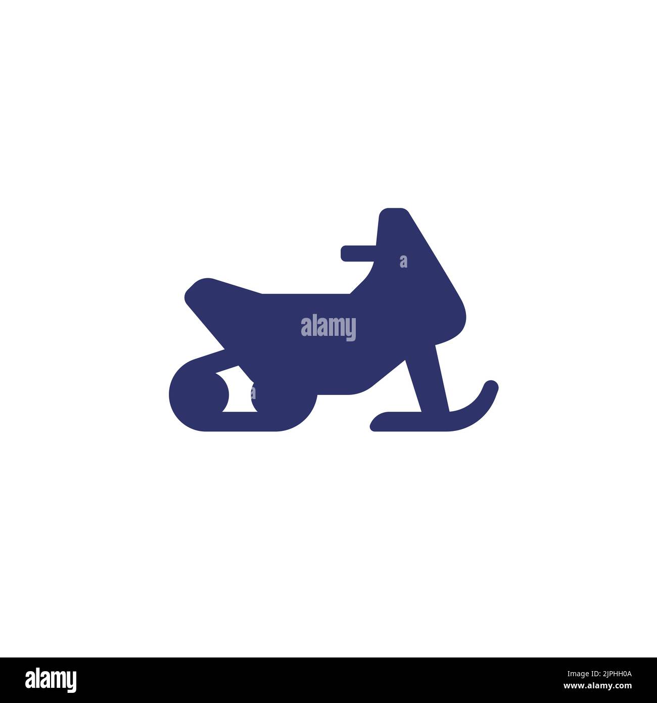 snowmobile icon on white, vector Stock Vector Image & Art - Alamy