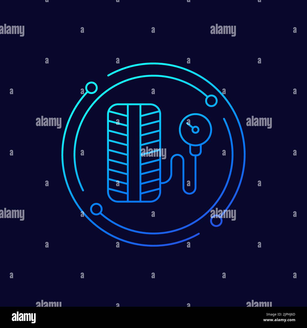 tire pressure icon, linear design Stock Vector Image & Art Alamy