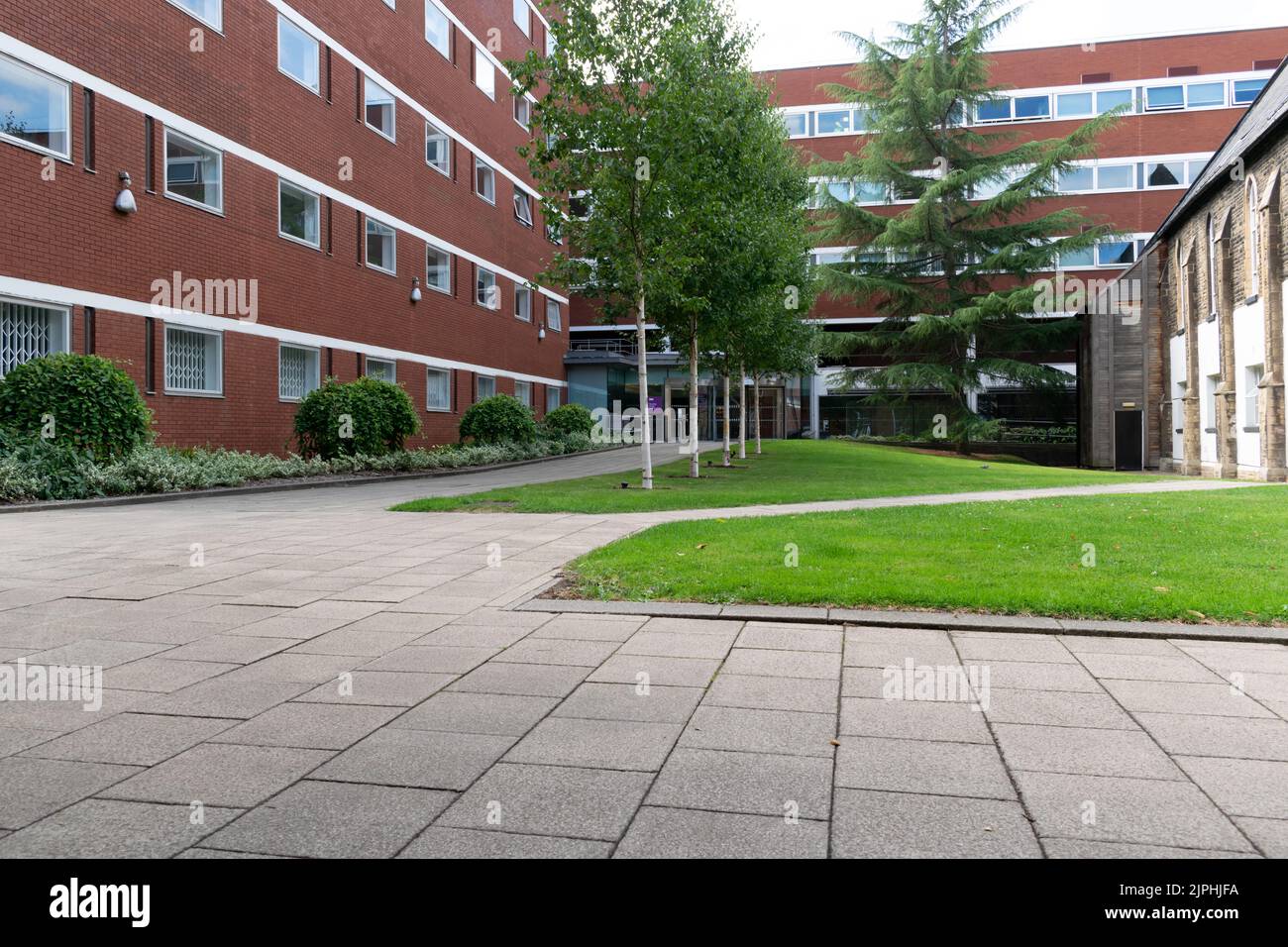 Manchester University School of Arts, Languages and Cultures. Mansfield Cooper Building. Stock Photo