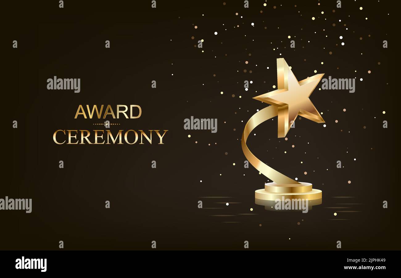 Black and gold award template Stock Vector Image & Art - Alamy