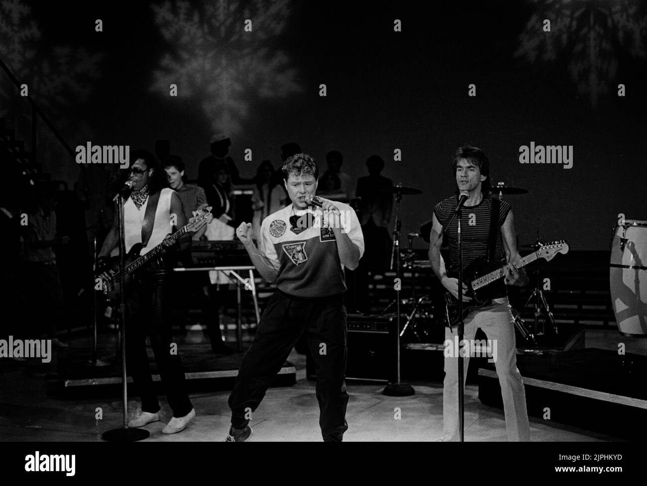 Dan Hartman on American Bandstand in 1985 Credit: Ron Wolfson / MediaPunch Stock Photo