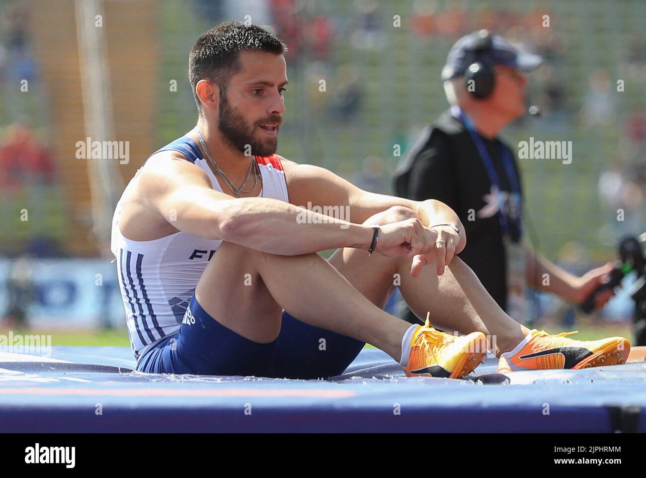 Valentin Lavillenie of France Men's Pole Vault during the European