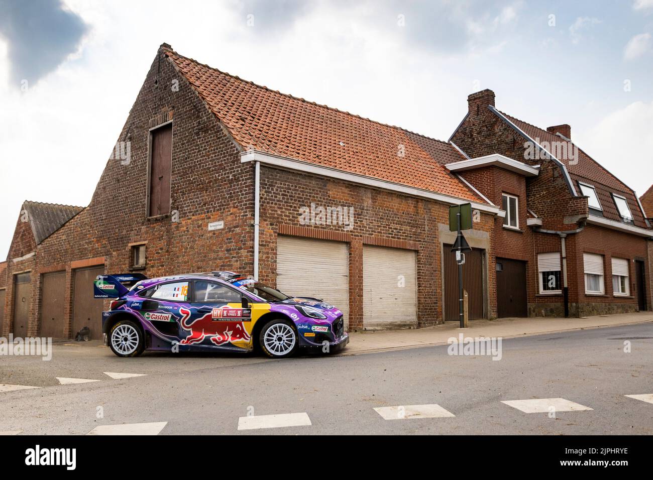 16 FOURMAUX Adrien (fra), CORIA Alexandre (fra), M-Sport Ford World Rally  Team, Ford Puma Rally 1, action during the Ypres Rally Belgium 2022, 9th  round of the 2022 WRC World Rally Car