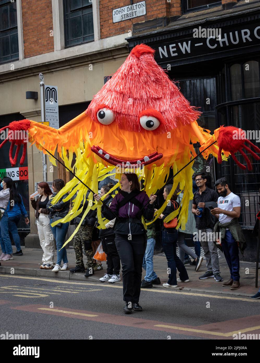 Manchester Day Parade, 19 June 2022: Happy Monster Stock Photo