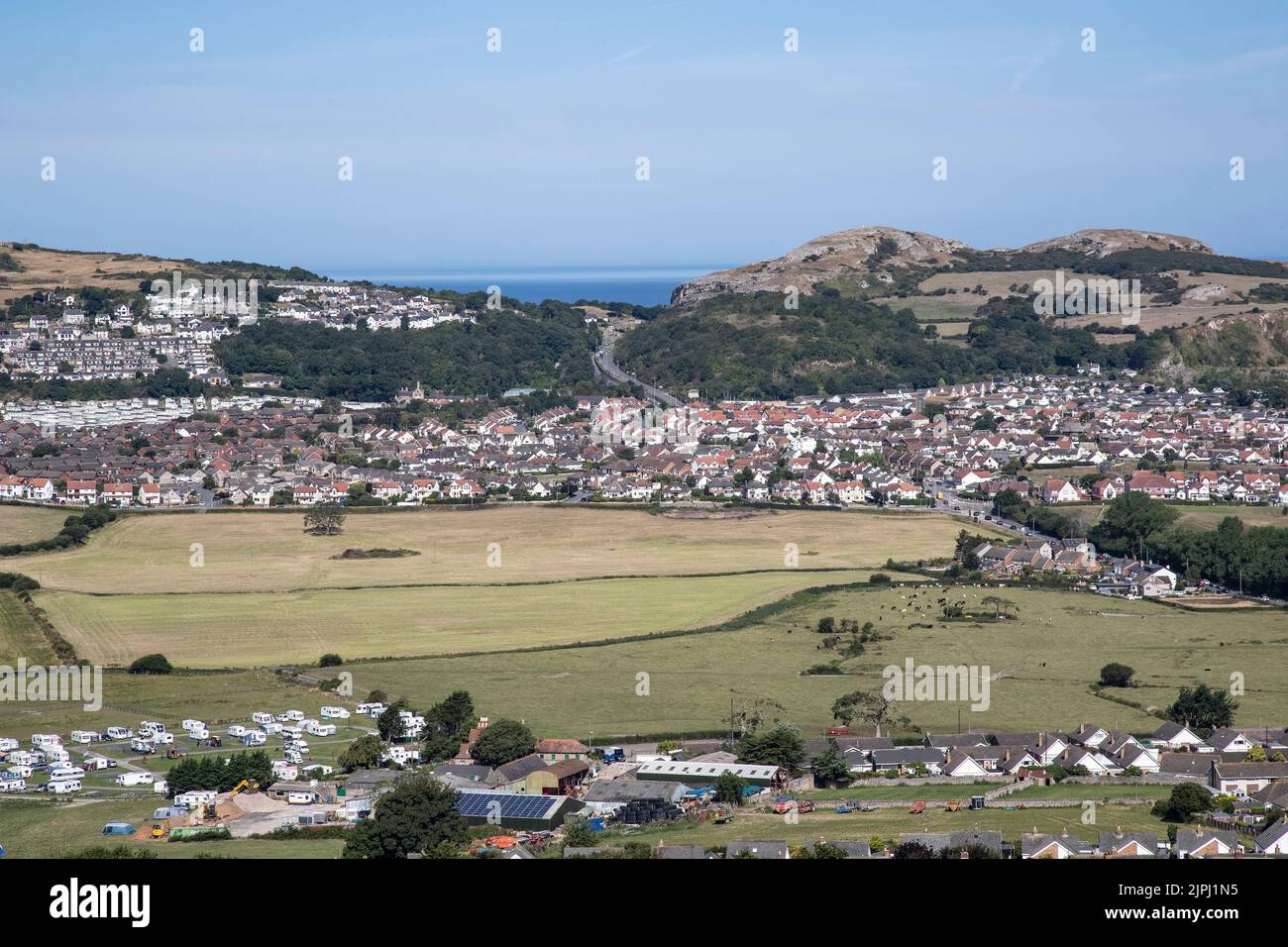 Penrhyn Bay, Penrhyside, the Glanwydden Valley and the Little Orme