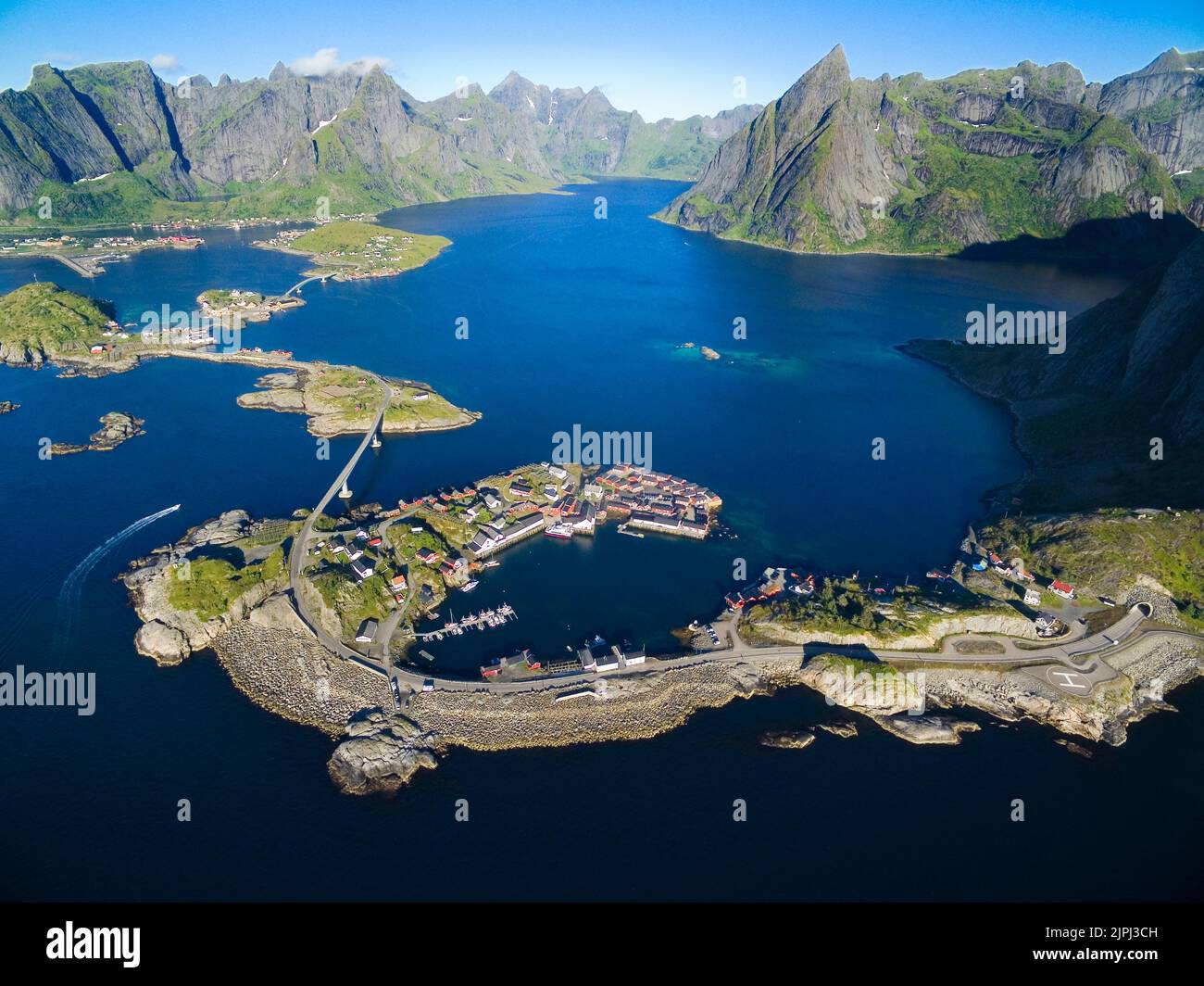 Aerial view of lofoten hi-res stock photography and images - Alamy