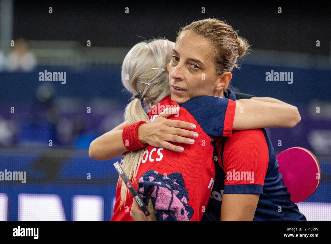 Munich, Germany. 18th Aug, 2022. Table Tennis European Championship