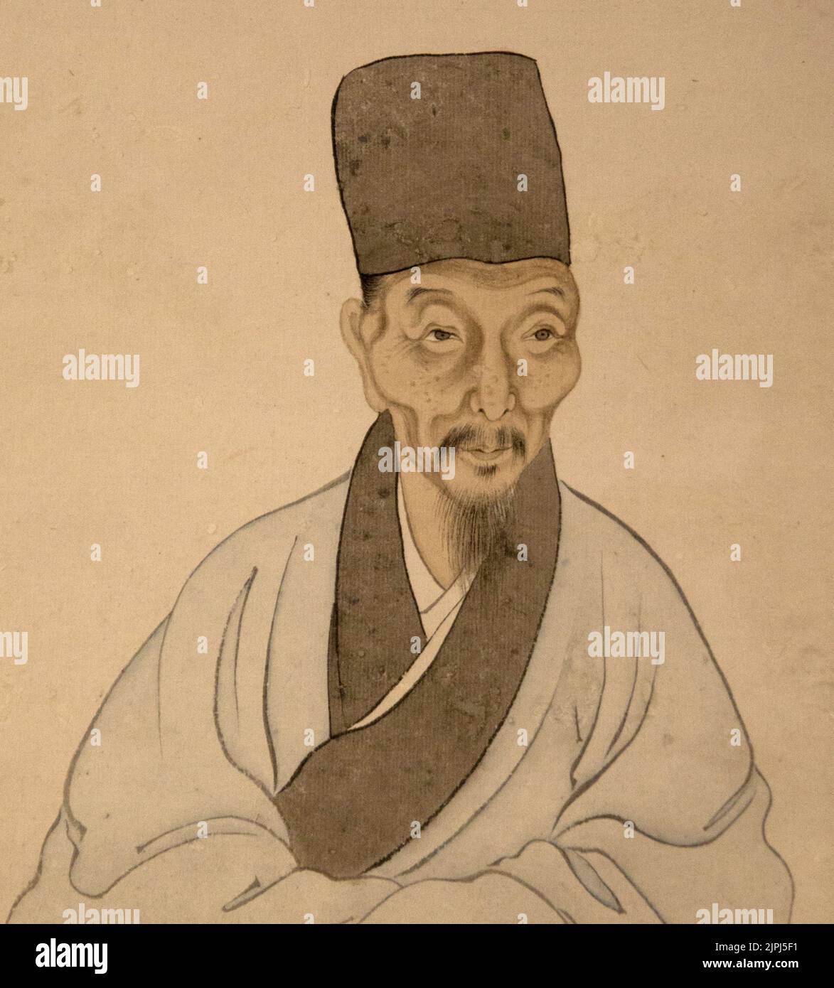 Qiu Ying (1494 – 1552) Chinese painter of the Ming dynasty Stock Photo