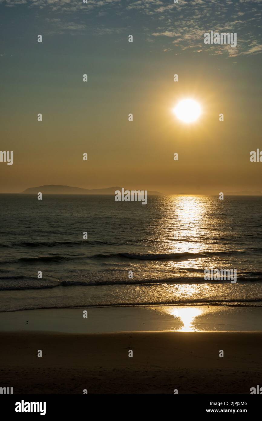 Sunset in Baja California Norte Stock Photo