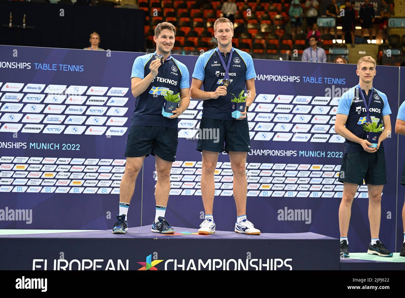 Munich, Germany. 18th Aug, 2022. Table Tennis European Championship