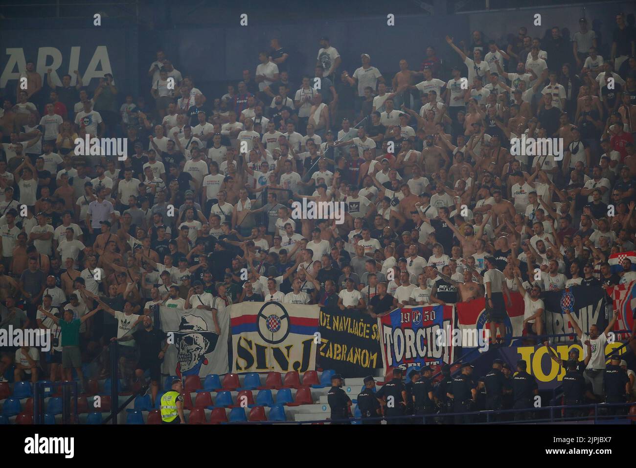 Torcida Football Fans on Stadium Editorial Photography - Image of torcida,  hajduk: 86160967