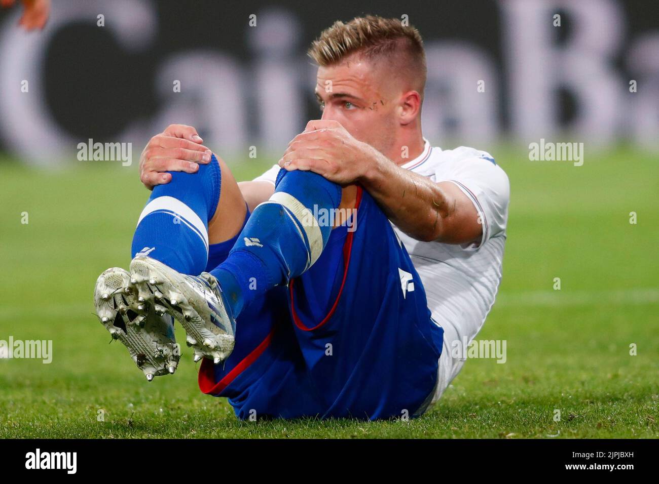 Bruno Petkovic of Dinamo Zagreb during the HT First League match between  HNK Hajduk Split and GNK Dinamo Zagreb at the Poljud Stadium on March 12,  2022 in Split, Croatia. Photo: Miroslav