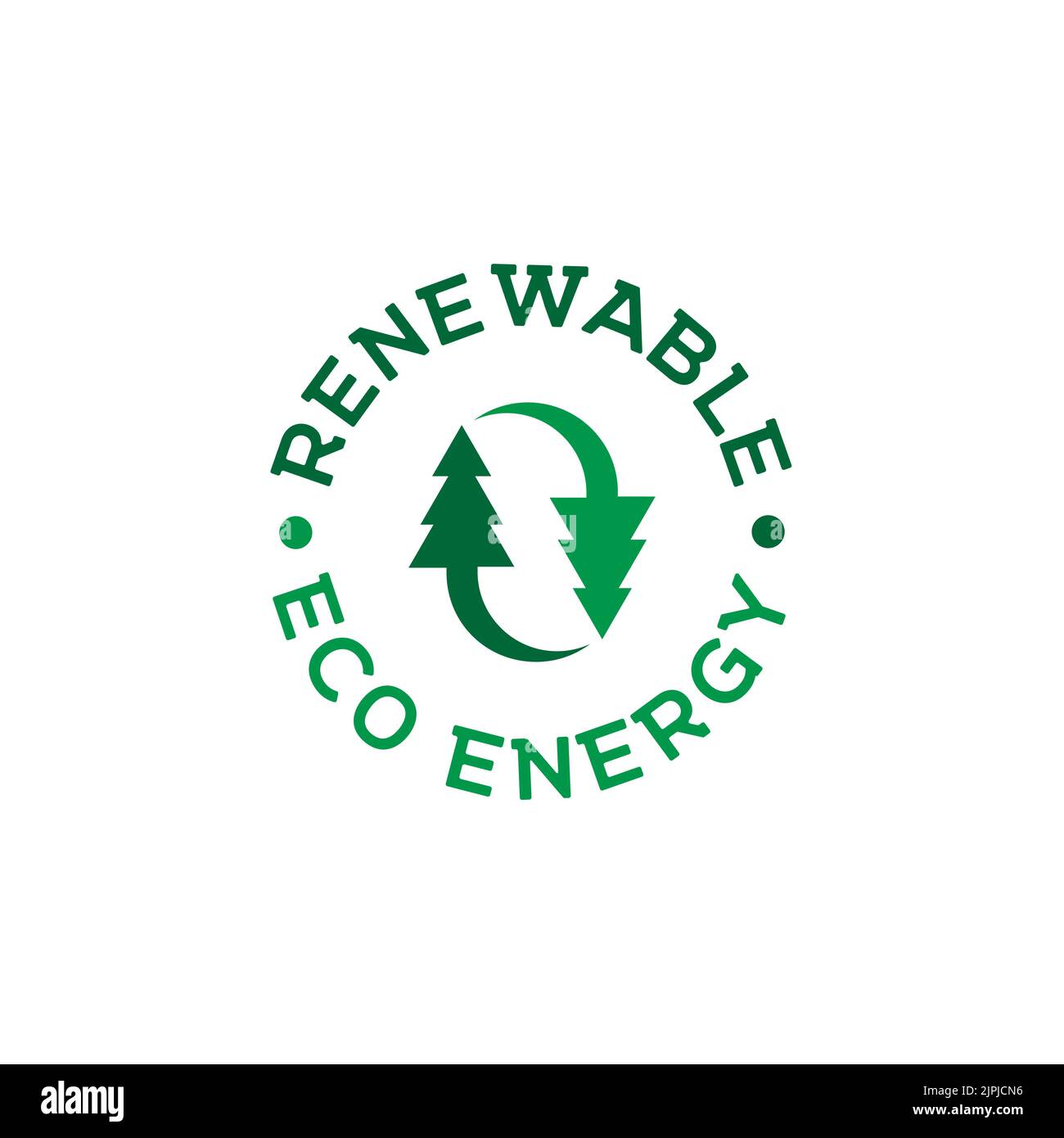 A vector illustration of renewable eco energy Stock Vector Image & Art ...