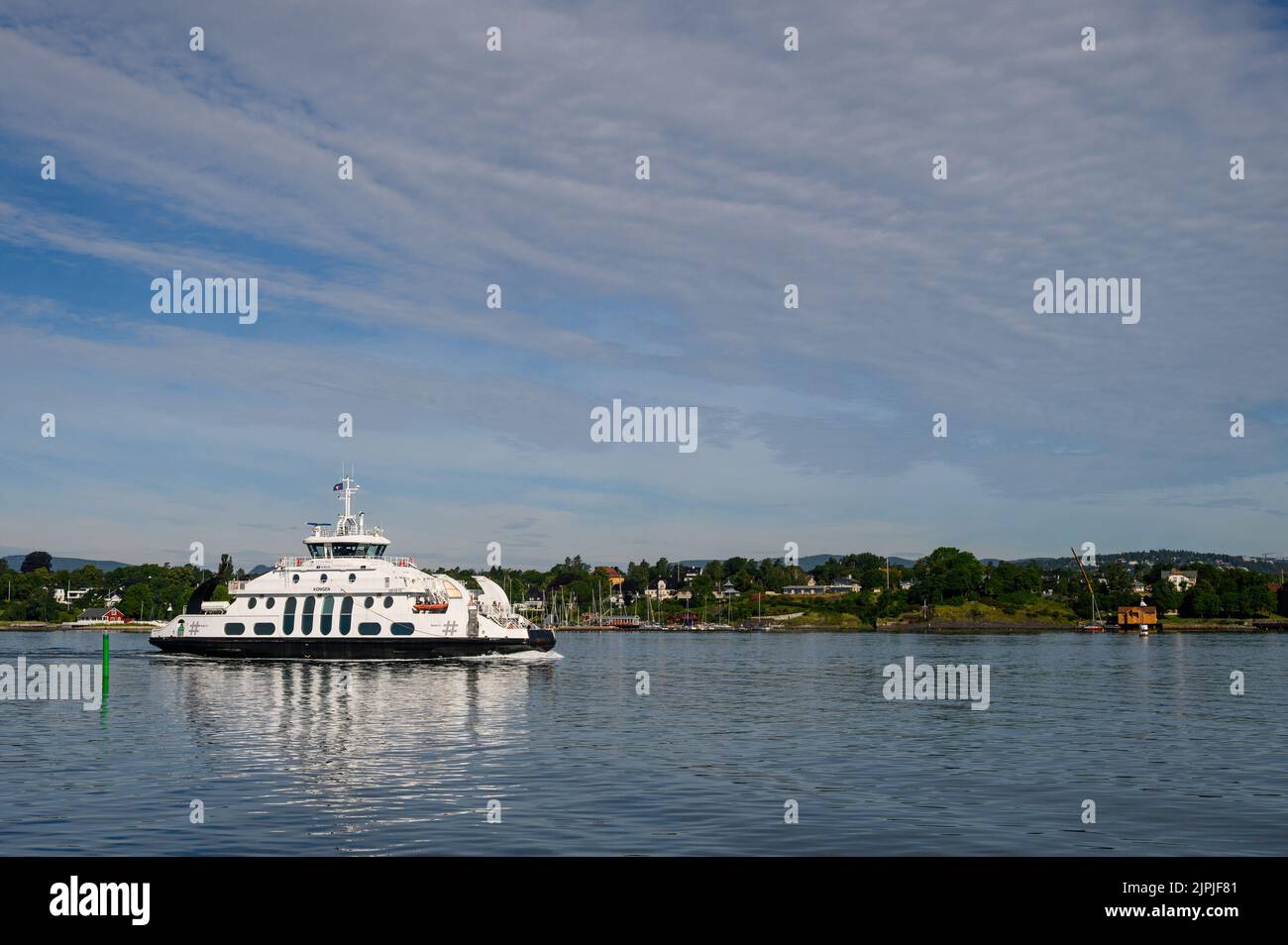 OSLO, NORWAY JULY 11, 2022 Oslo fjord, environmentally friendly, all